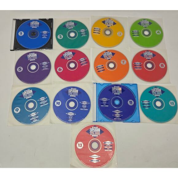 Vintage Macintosh Art Explosion 750,000 Design Software 13 Disc Set 1996 Unused - Picture 1 of 16